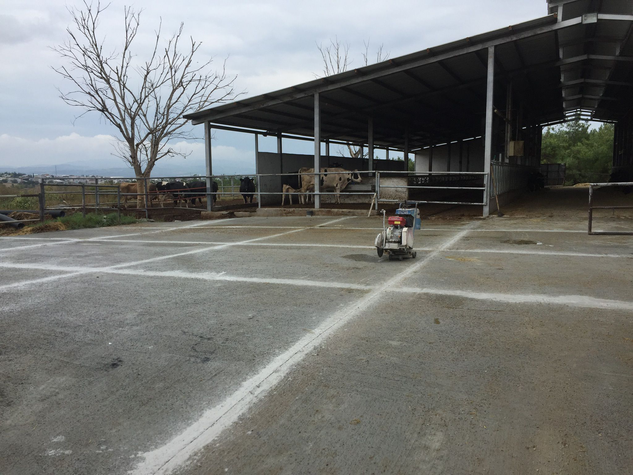 bursa çiftlik beton dökümü