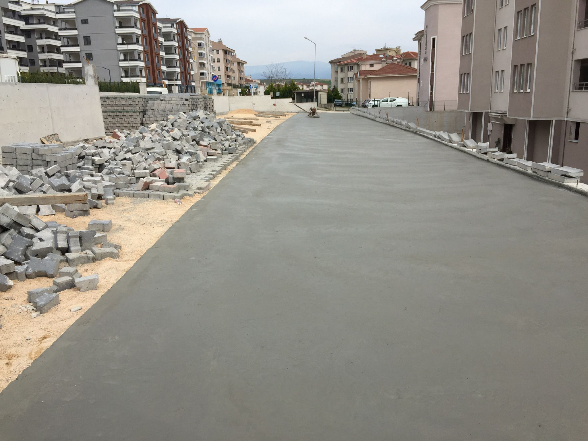 Bursa otopark betonu