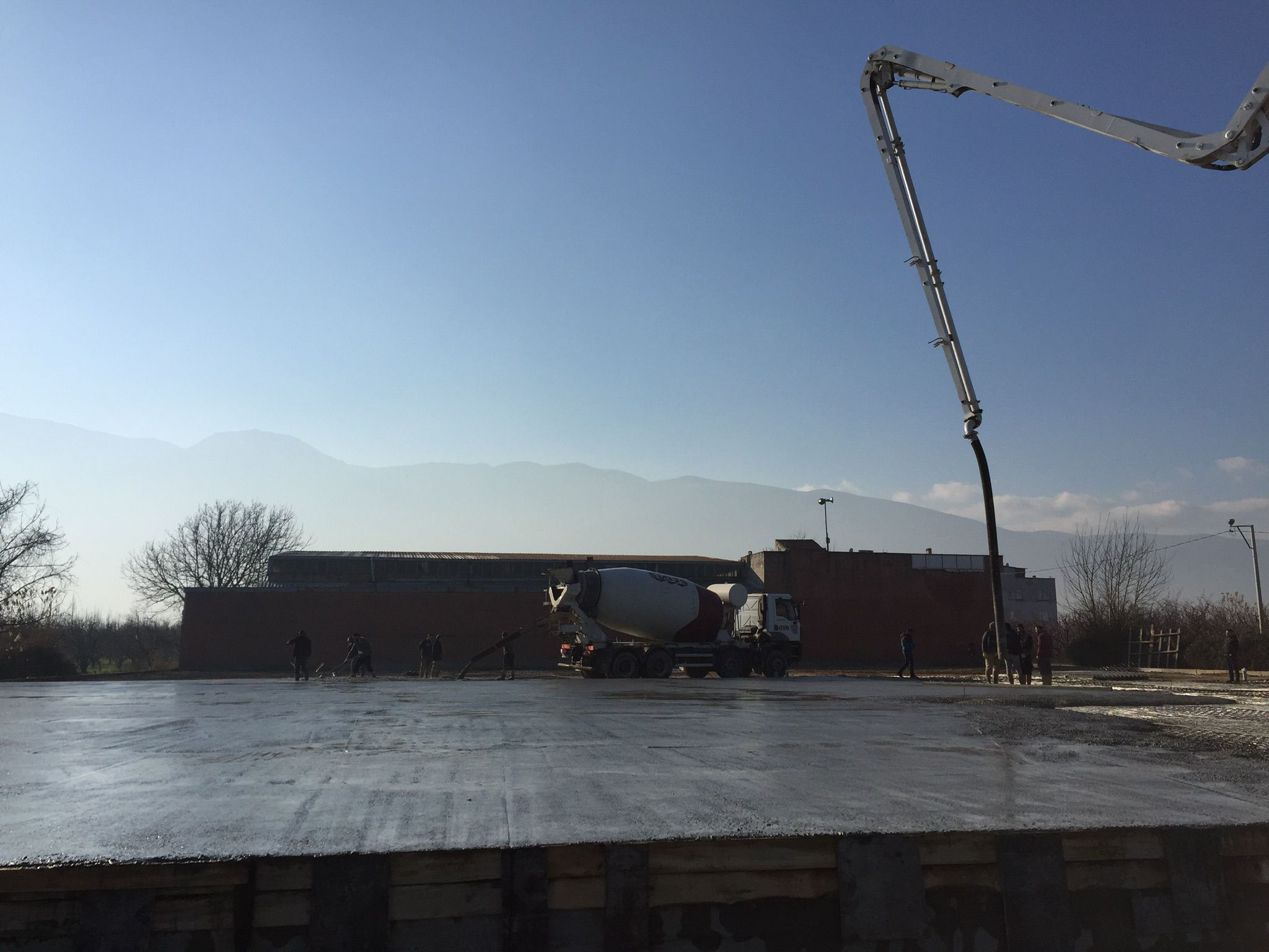 Bursa saha betonu döküm