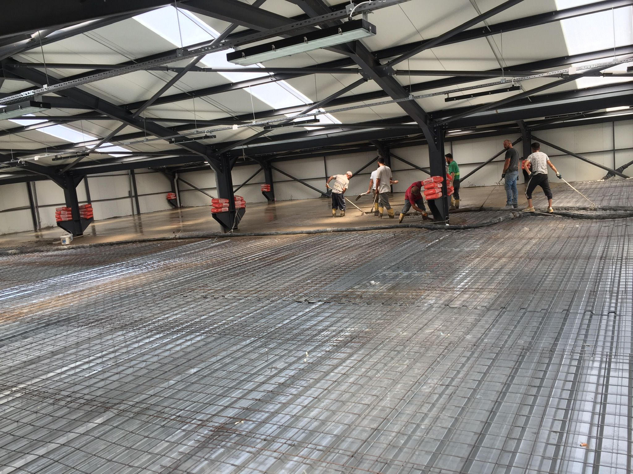 Bursa saha betonu hazırlık