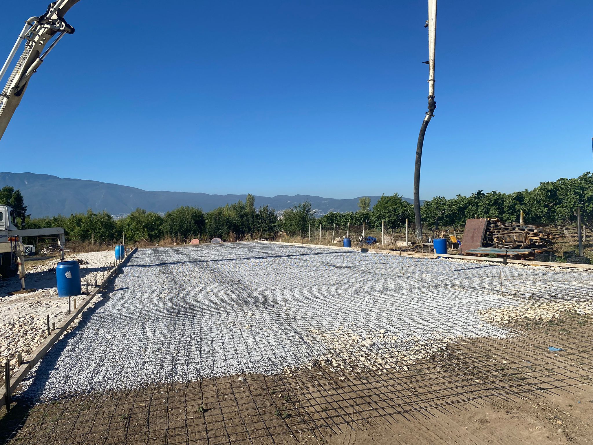 Bursa saha betonu hazırlık